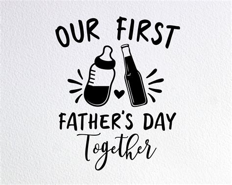 our first fathers day svg 2150 svg file for silhouette free svg cut files