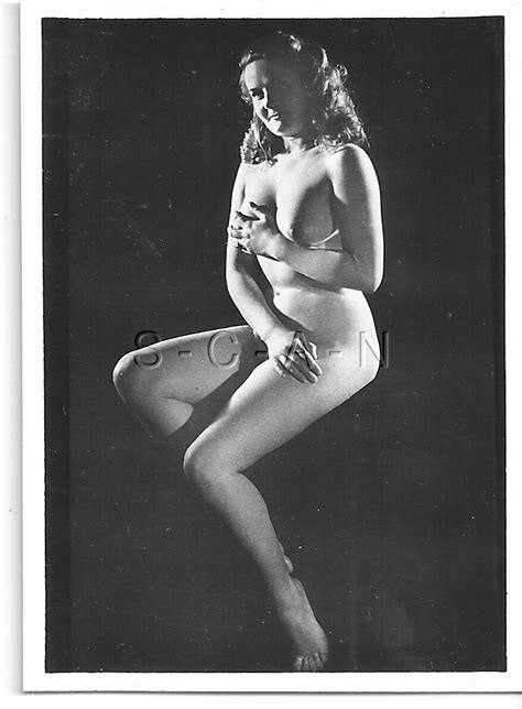 Org Vintage French S Nude Artistic Rp Beautiful Endowed Woman Sits My