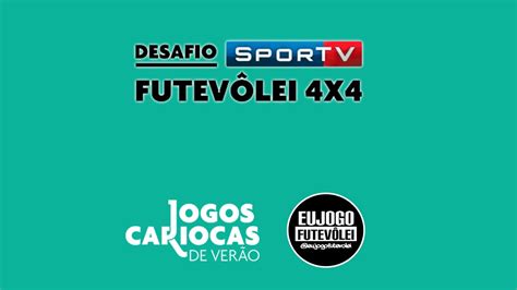 Futevôlei Desafio Sportv 4x4 Jogos Cariocas De Verão Youtube