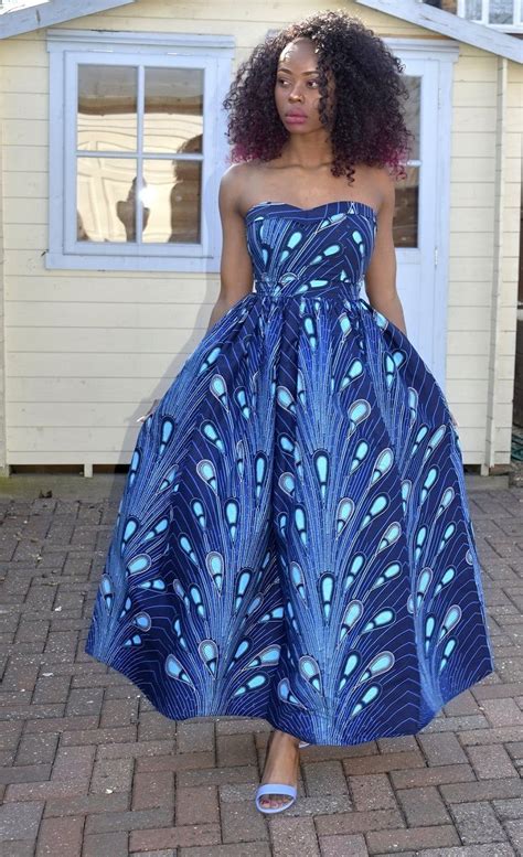 african print maxi dress blue maxi dress ankara maxi dress etsy in 2020 ankara maxi dress