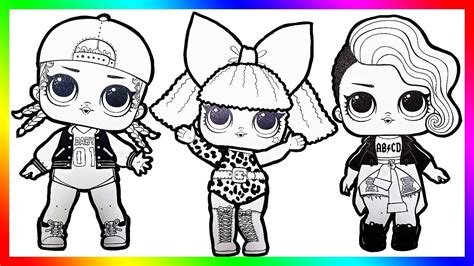 Diva Lol Surprise Doll Coloring Pages