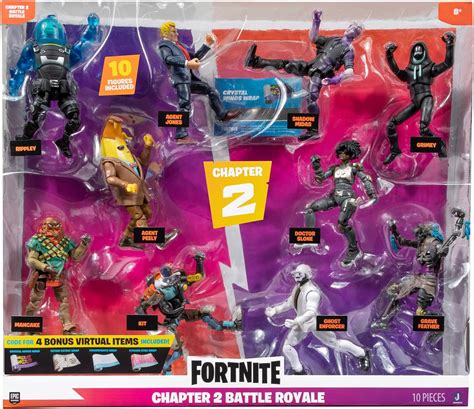 Fortnite Chapter 2 Battle Royale Ten 4 Inch Articulated Figures In