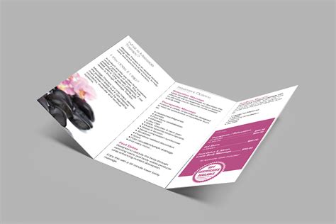 Kathryns Massage Therapy Brochures On Behance