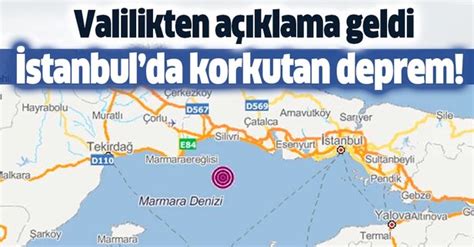 Gelen son dakika haberine göre; İstanbul'da deprem mi oldu? İstanbul deprem şiddeti kaç ...