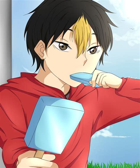 Nishinoya~senpai Eating A Popsicle