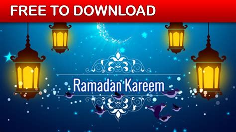 Make social videos in an instant: Ramadan Kareem | After Effects Template | Free Download ...