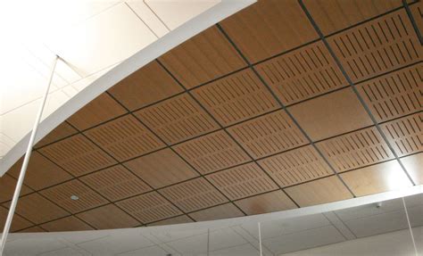 Acoustic Ceiling Panels Wood Shelly Lighting