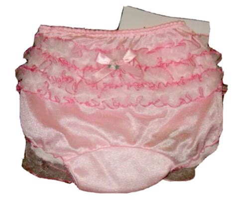 12 18 Months “boutique Pink Ruffled Lace Rear Diaper Cover Panty