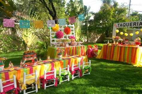 A few of my favorite party ideas are: Mexican Fiesta Party! Via Blossom