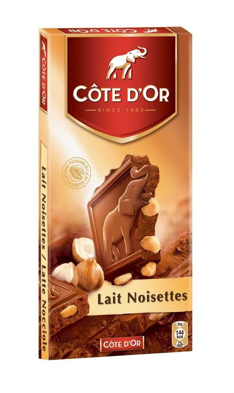 Côte d'or is a producer of belgian chocolate currently owned by kraft foods, the second largest food company in the world after nestlé, formerly owned by the philip morris companies inc., now known as altria group. Côte d'Or Milk Chocolate with Hazelnuts | Elephant logo ...