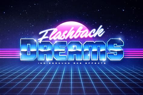 80s Vintage Text Effects 10 Retro Effects Indieground