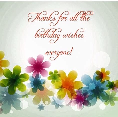 Pin By Car Alcantara On Birthday Thanks For Birthday Wishes Thank