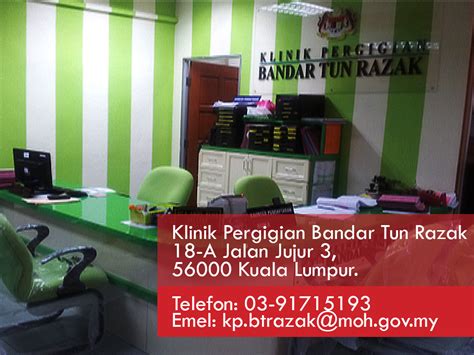Klinik pergigian bestari original no. Klinik Pergigian Bandar Tun Razak | PERGIGIAN JKWPKL ...