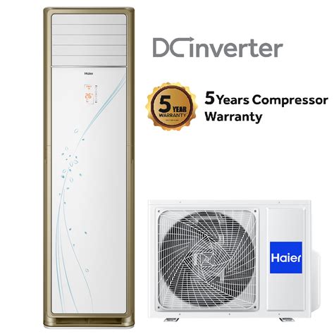 Haier Ton Floor Standing Ac Hpu He Dc Heat Cool Dc Inverter Air Conditioner Price In