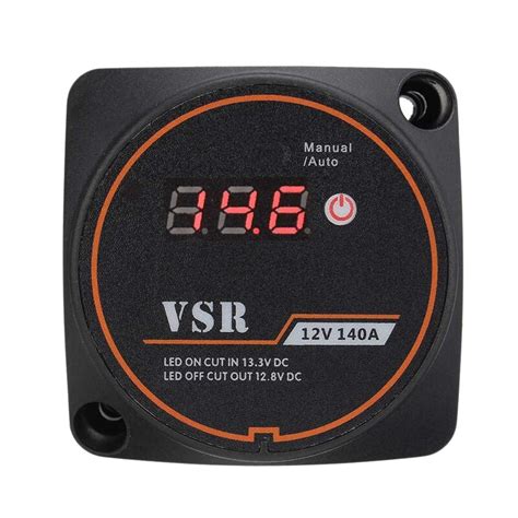 Voltage Sensitive Split Charge Relay Digital Display Vsr 12v 140a For