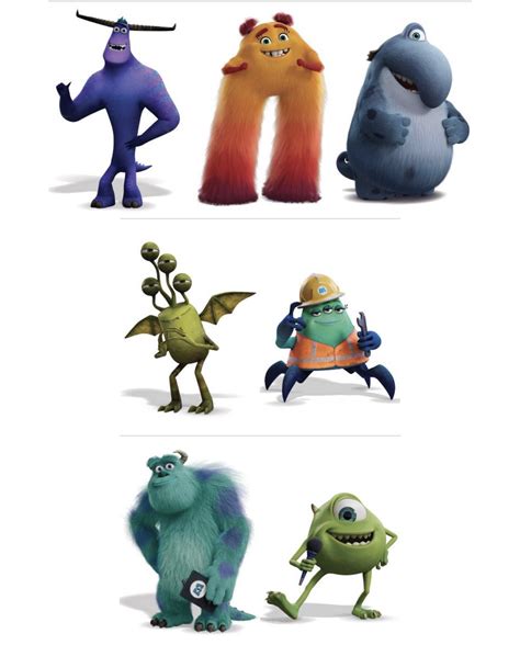 Monsters At Work Disney Pixar Monsters At Work Meet The Monsters 2021