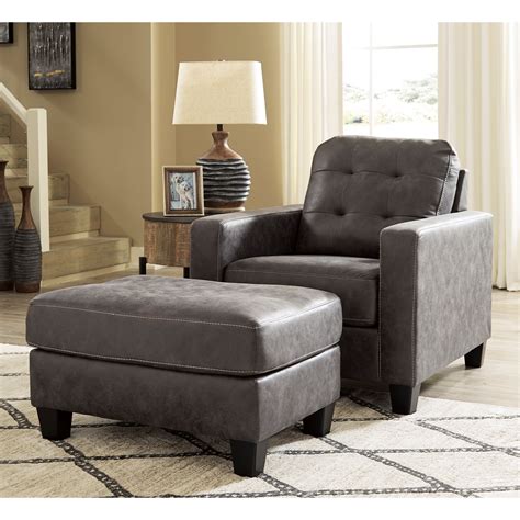 Benchcraft Venaldi Contemporary Chair And Ottoman Set Lindys