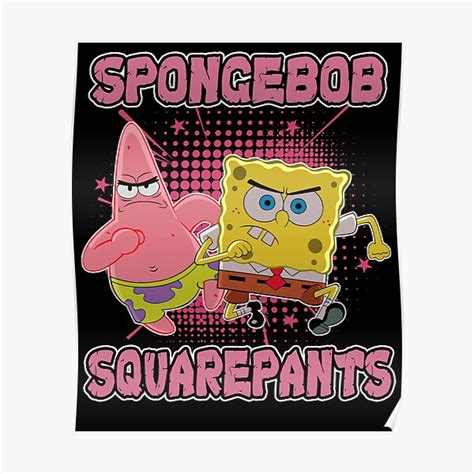 Patrick Star Poster By Thecaminater In 2021 Spongebob