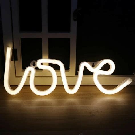 Love Led Neon Sign Light Best Valentines Day Decor From Etsy 2021