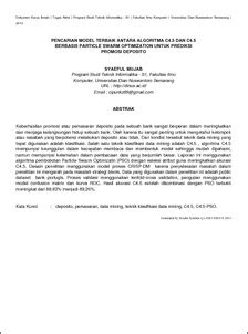 Faktanya, ini adalah kata kunci yang sama yang sering muncul, kecuali lk21 (digunakan. PENCARIAN MODEL TERBAIK ANTARA ALGORITMA C4.5 DAN C4.5 ...