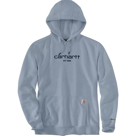 Carhartt Womens Force Relaxed Fit Lightweight Graphic Hoodie Academy
