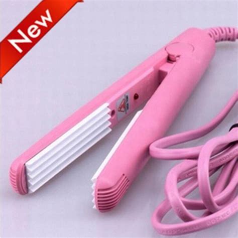 Mini Pink Ceramic Electronic Hair Straighteners Iron 220 240v