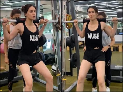 watch kriti sanon reveals a gym secret instagram v s reality