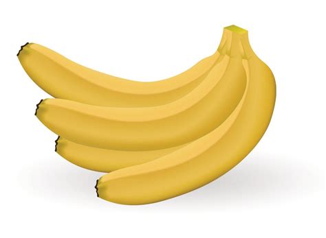 Four Bananas Clipart World