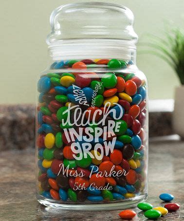 Download Look what I found on #zulily! 'Teach, Inspire, Grow' Personalized Glass Jar #zulilyfinds ...