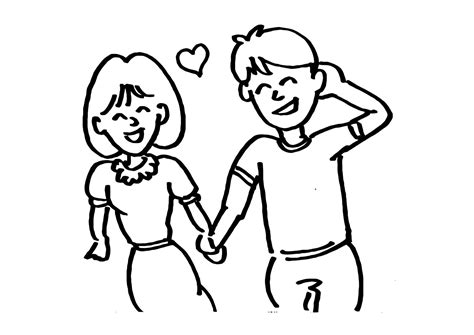 Coloriage Amoureux Coloriages Gratuits à Imprimer Dessin 12508