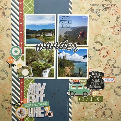 Go See Do Simple Stories Scrapbooklayouts