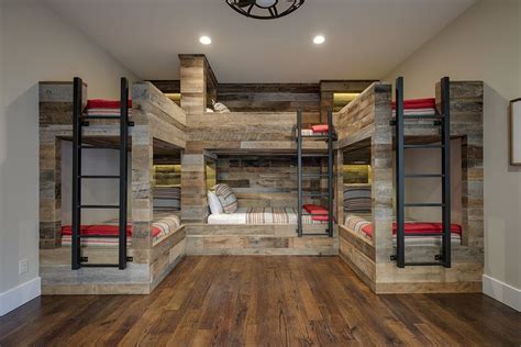 Bunk Room With 6 Beds Bunk Bed Inspiration Bunk Room Ideas Bunk Bed