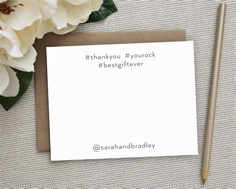 Personalized Stationery Personalized Thank You Notes Etsy