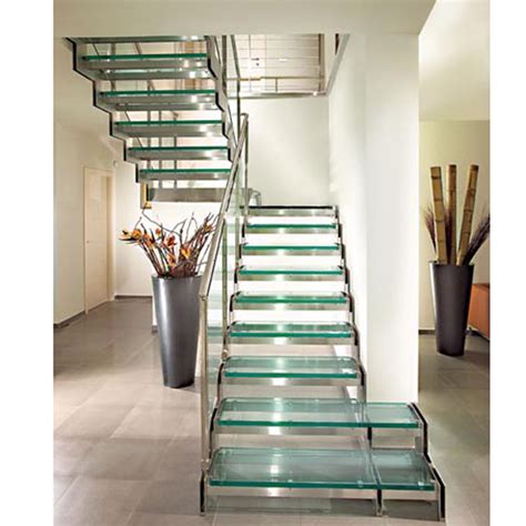 Stainless Steel Glass Staircase