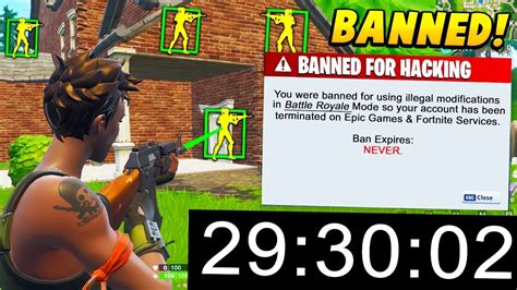 Here's a full list of all fortnite skins and other cosmetics including dances/emotes, pickaxes, gliders, wraps and more. I tested a HACKER to get BANNED within 30 MINUTES ...