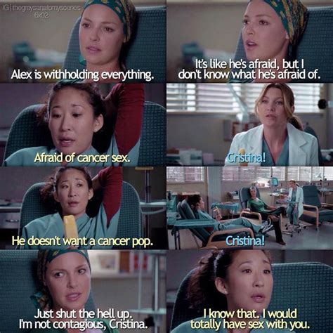 After 16 seasons, 'grey's anatomy' never fails to pull at our heartstrings. Cristina Yang, I miss You. | Greys anatomy characters, Greys anatomy, Grey anatomy quotes