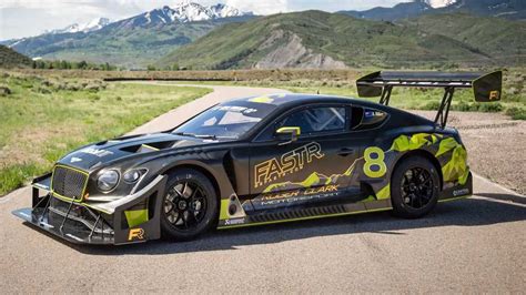Bentley Continental Gt3 Pikes Peak Has Over 750 Hp And Huge Wing