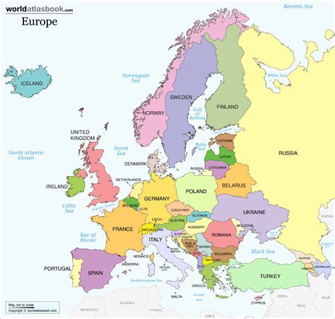 Countries of asia, europe, africa, south america. Current Europe map | Geografia, Viagens, Viagem italia