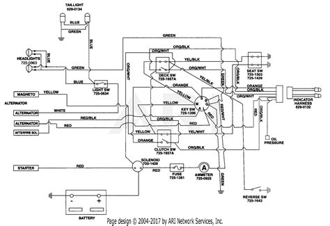 They are wiring, schematic, and pictorial diagrams. MTD 13A1696G190 LT-155 (1997) Parts Diagram for Wiring ...