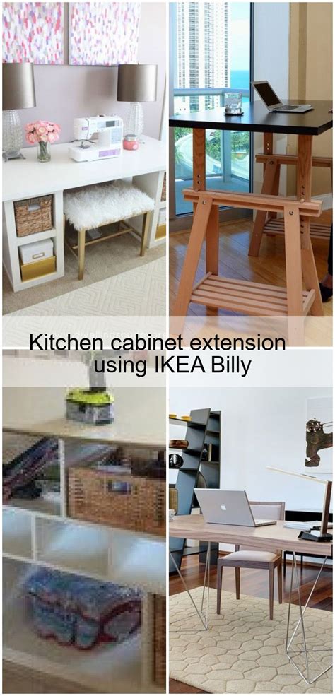 Bei ikea kannst du ganz bequem online bestellen und die ware entweder liefern lassen oder am schalter abholen. Küchenschrankerweiterung mit IKEA Billy, #Billy #IKEA # ...