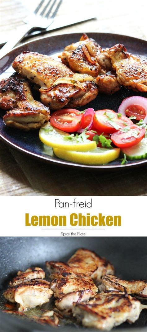 So that you can enjoy crunchy crust and lots of flavor! Pan-fried Lemon Chicken | Chicken spices, Chicken recipes, Chicken