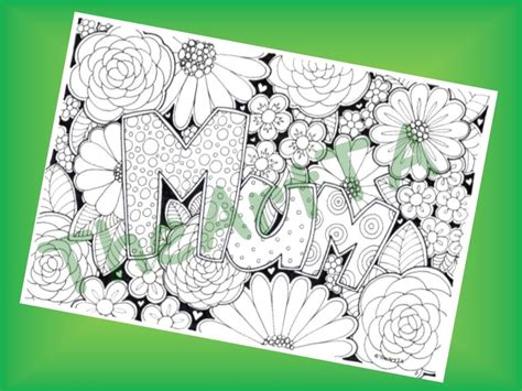 Mum Mothers Day Colouring Sheet Teaching Resources