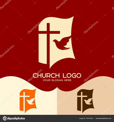Logotipo De La Iglesia Símbolos De Cristian La Cruz De Jesús Biblia