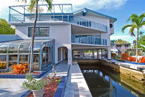 real estate in the florida keys huge house on a deep canal with pool if you like boats