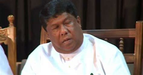 Upali Kodikara Sleeps During A Function Gossip Lanka Hot News Sri