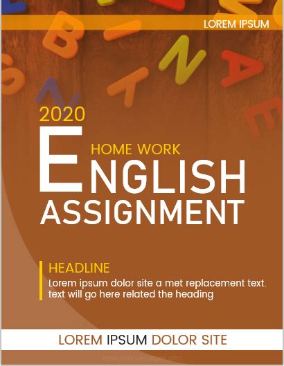 English Assignment Cover Pages Samiskills Freelancing With Skills