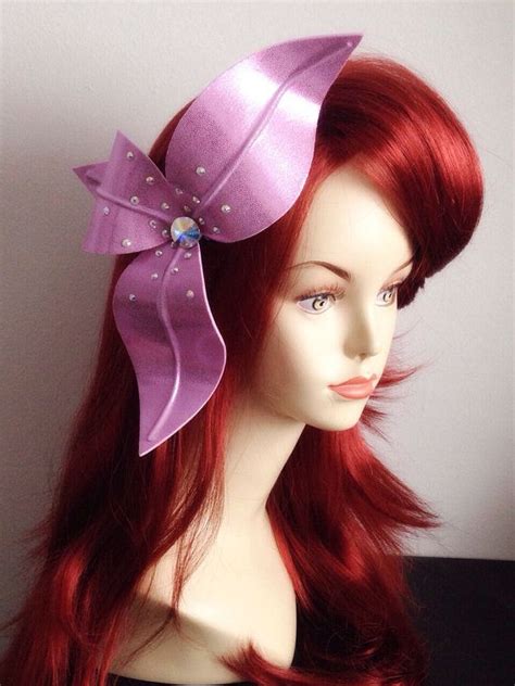 The Little Mermaid Ariel Hair Flower Clip Pink Ariel Hair Flower
