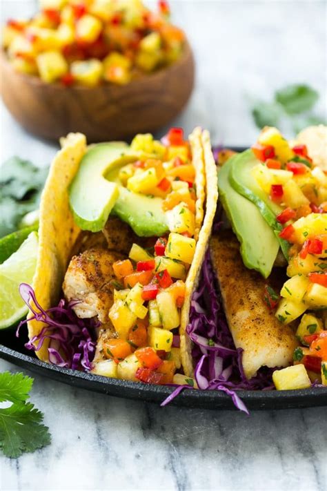 Tilapia Fish Tacos With Tropical Salsa Dinner At The Zoo