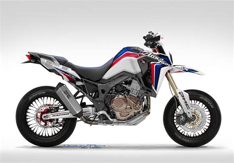 Testing honda africa twin 2015: Africa Twin…Supermotard! | MaxxMoto