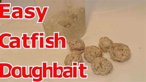 Catfish Dough Bait In 4 Mins Homemade Catfish Bait Catfish Catfish